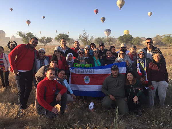 Grupo Turquía, tour en globo Capadocia 2018.